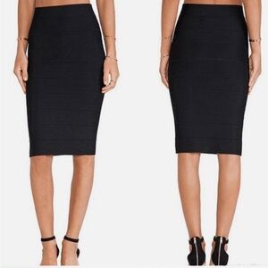 BCBGMaxAzria Classic Black Pencil Skirt